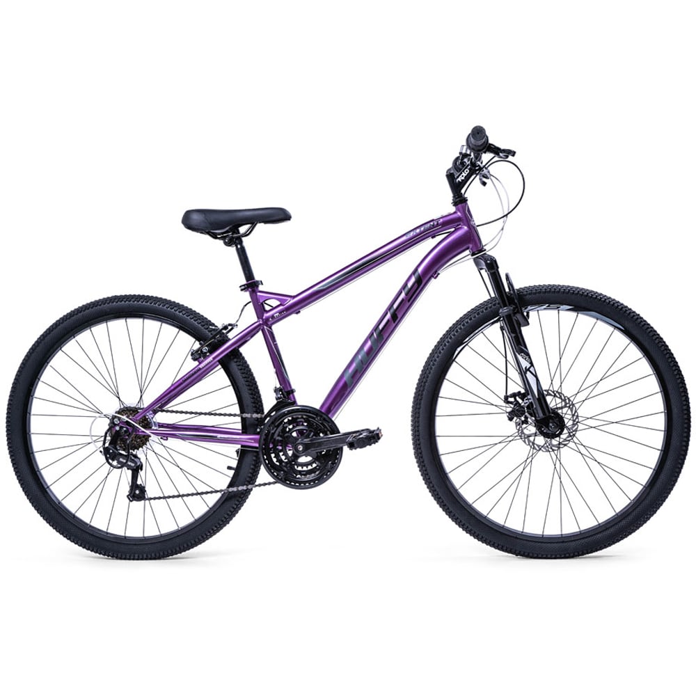 Huffy Extent 27.5 inch 18 Speed Gloss Purple Hardtail Mountain Bike Image 3