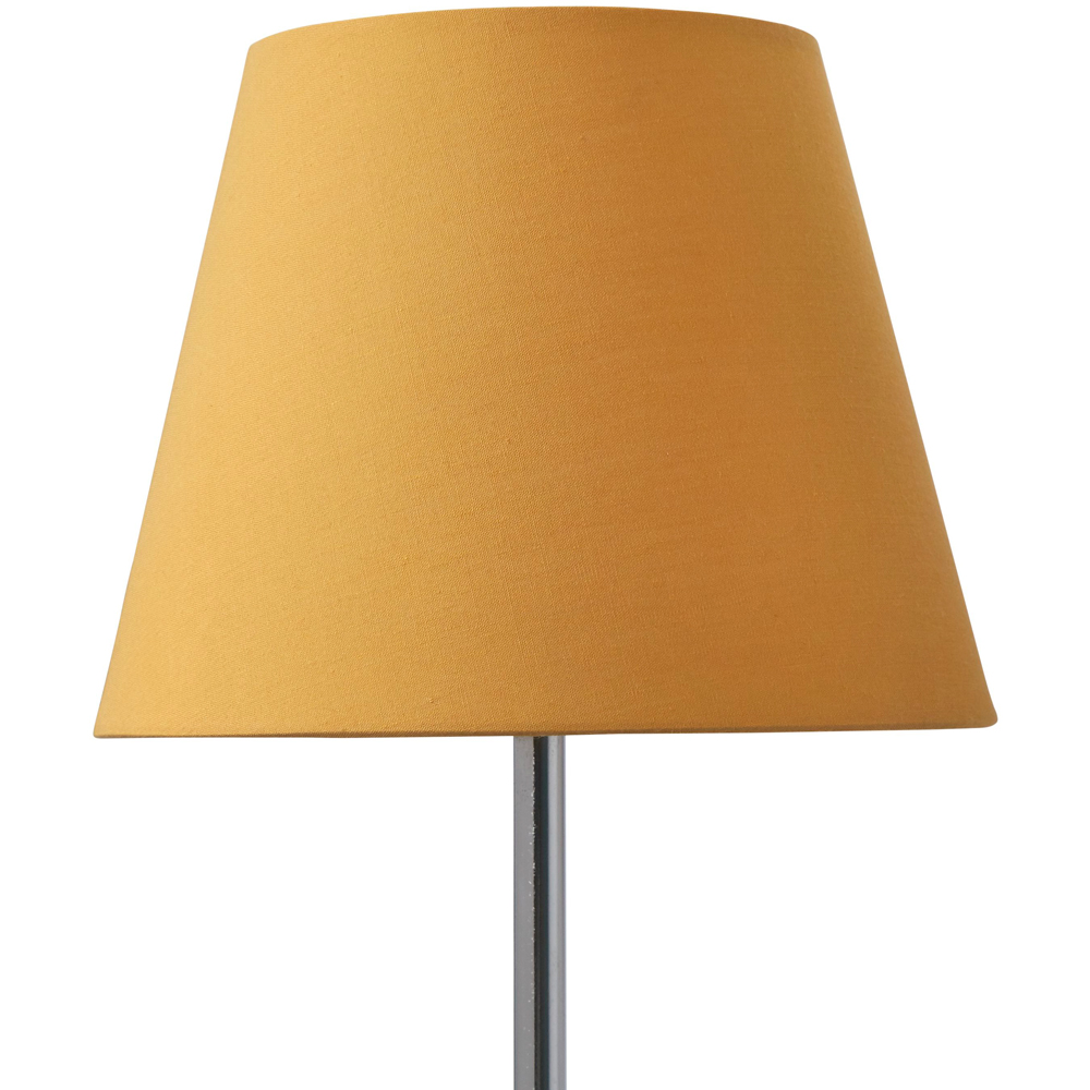 Lighting Collection Yates Ochre Tapered Lamp Shade 20cm Image 1