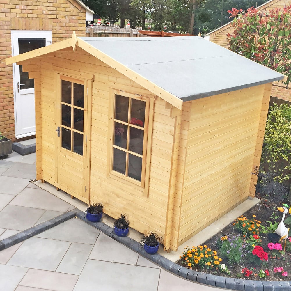 Shire Bucknells 10 x 8ft Pressure Treated Log Cabin Image 5