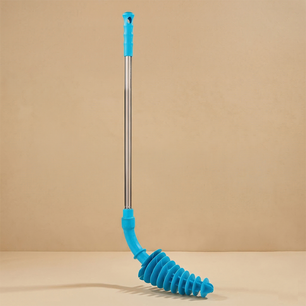 Avilo Blue Flexible Toilet Plunger Image 2