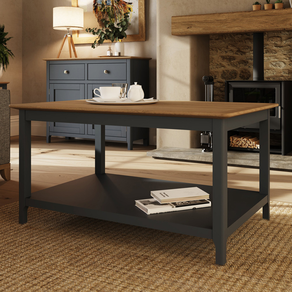 FWStyle Taberno Graphite Blue Coffee Table Image 1