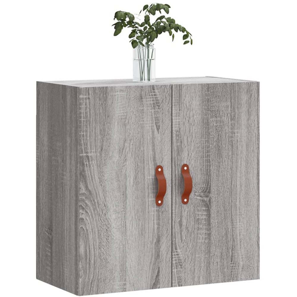 vidaXL 2 Door Grey Sonoma Oak Wall Cabinet Image 3
