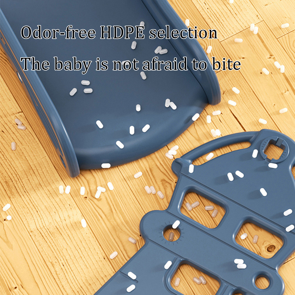 Living and Home Blue 3 in 1 Toddler Plastic Swing Slide and Climber Playset Image 6