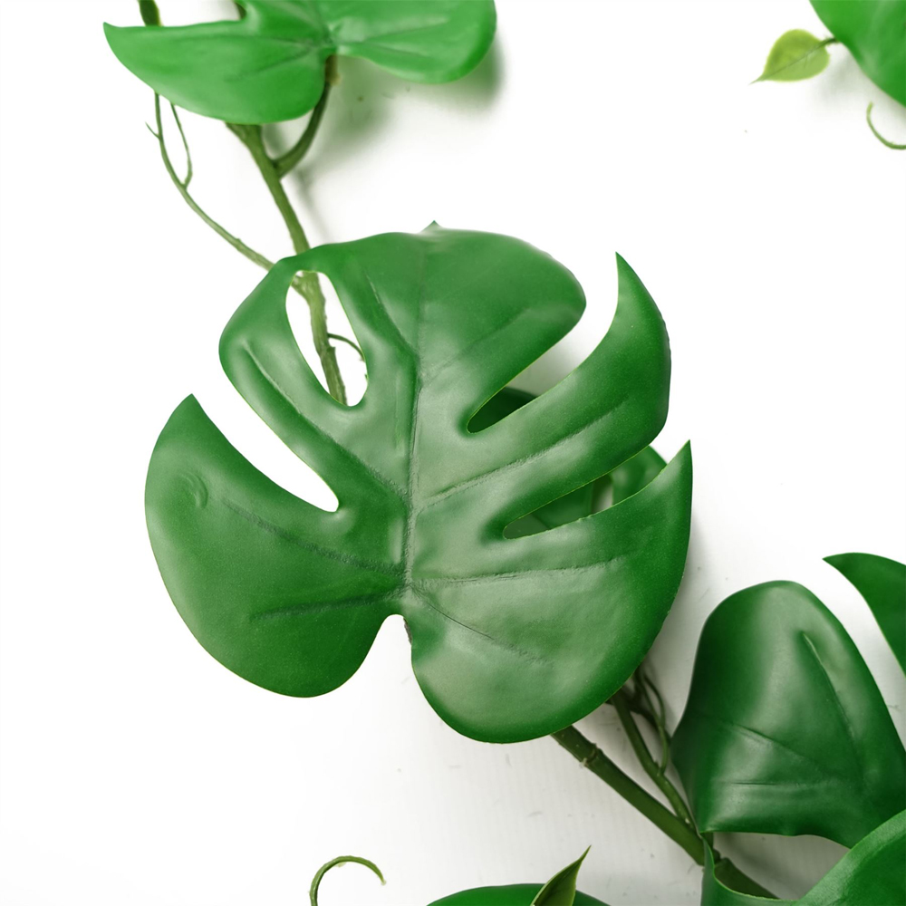 Leaf Trailing Monstera Hanging Artificial Plant 6ft 6 Pack Image 3