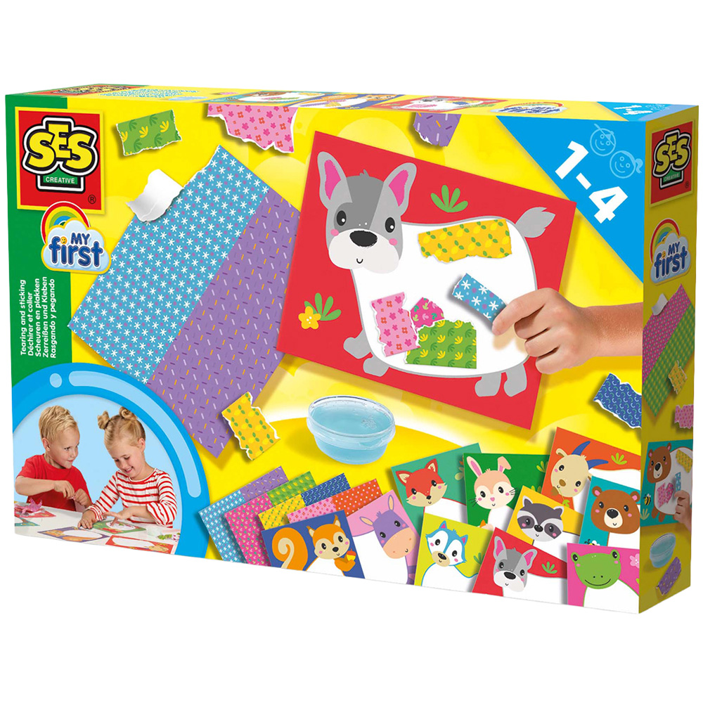 SES Creative My First Tearing and Sticking Activity Set Image 1
