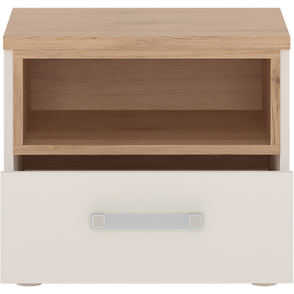 Florence 4KIDS Single Drawer Bedside Cabinet with Opalino Handles Image 3