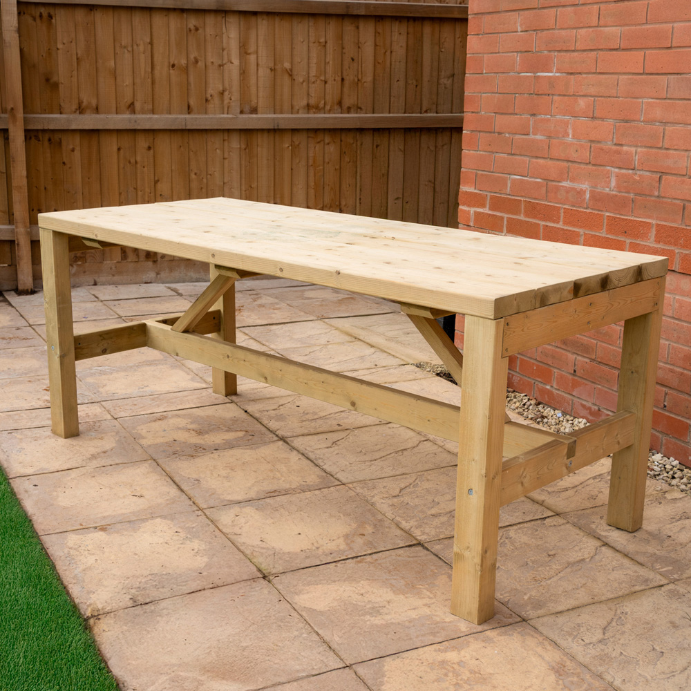Forest Garden 6 Seater Dining Table Image 1