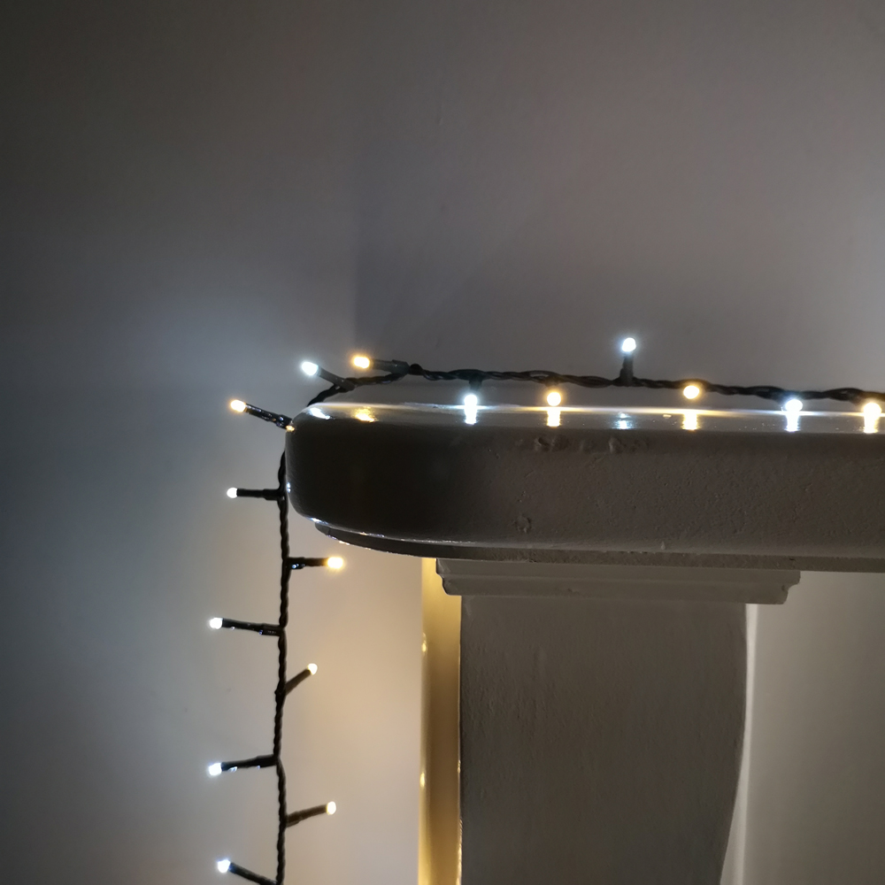 Samuel Alexander TreeBrights 240 White and Warm White LED Multi-Function Green String Light 6m Image 4