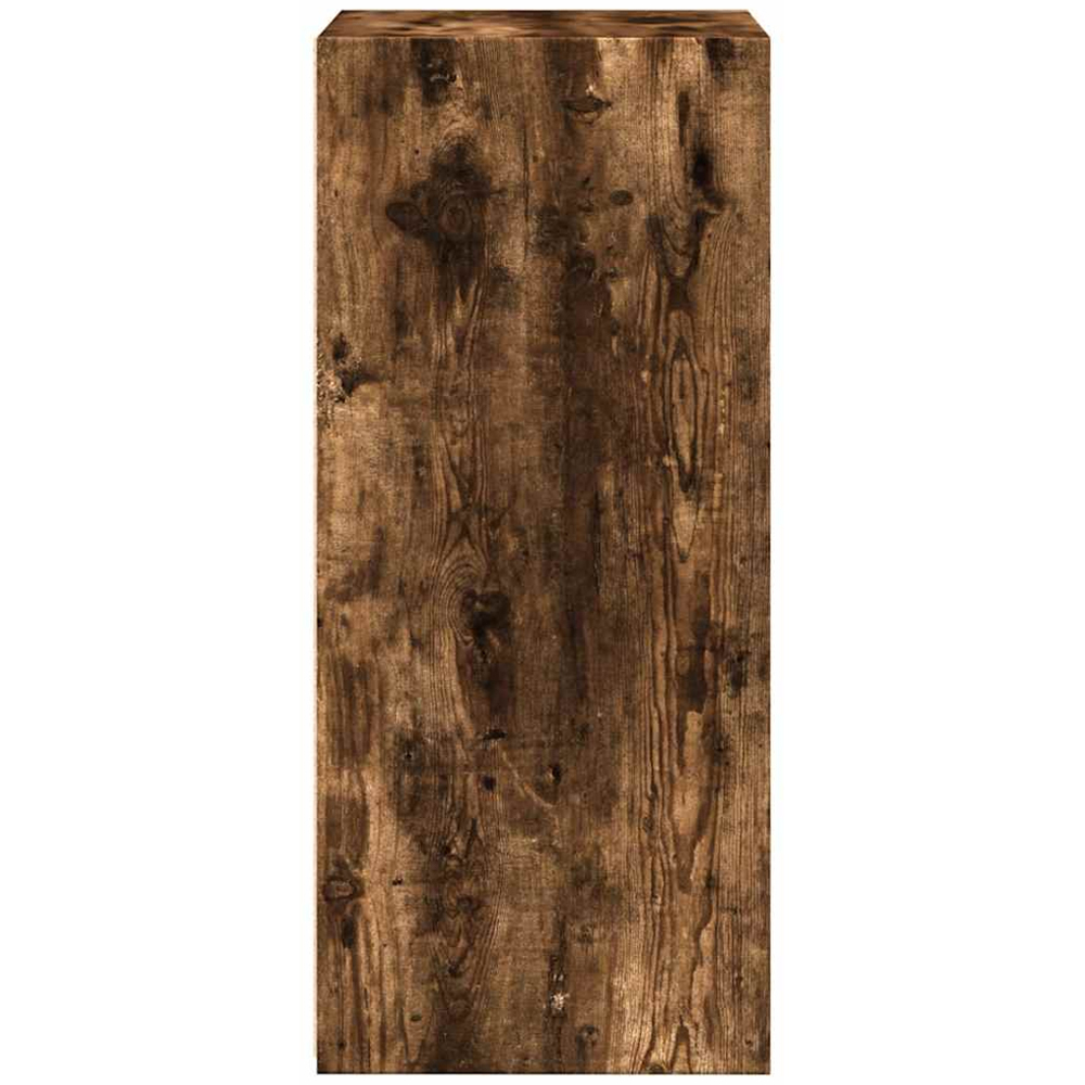 vidaXL 3 Shelf Smoked Oak Sideboard Image 5