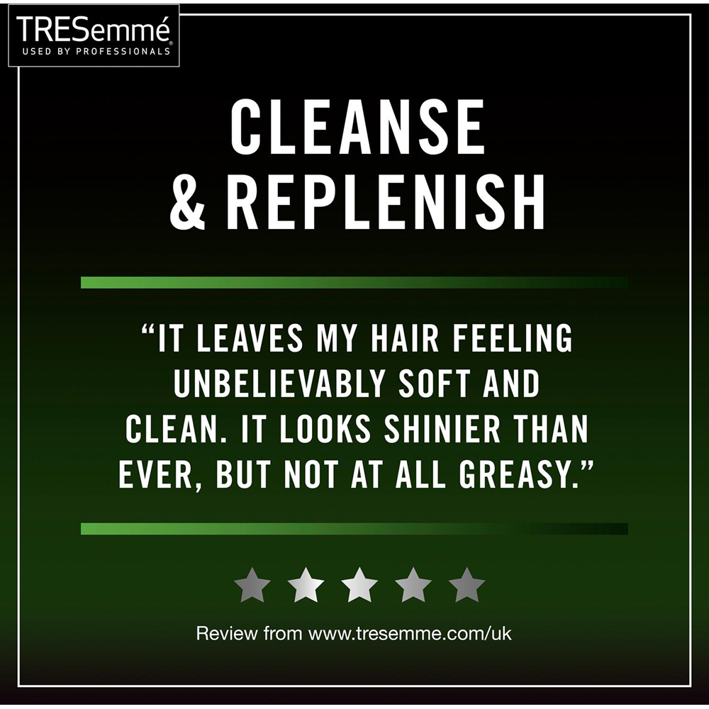 TRESemme Cleanse and Replenish Remoisturising Shampoo 900ml 4 Pack Image 6