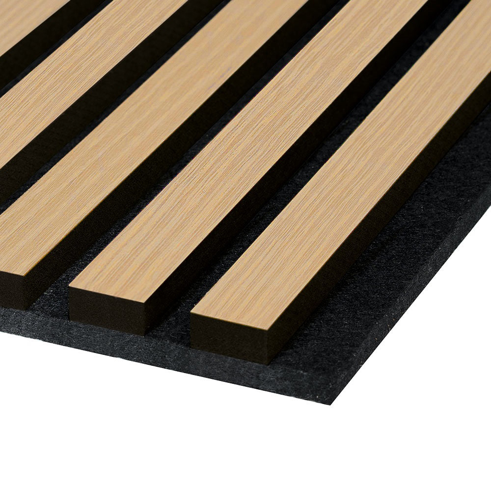 Portland 240 x 60cm Acupanel Oak Acoustic Slat Wall Panel Image 5