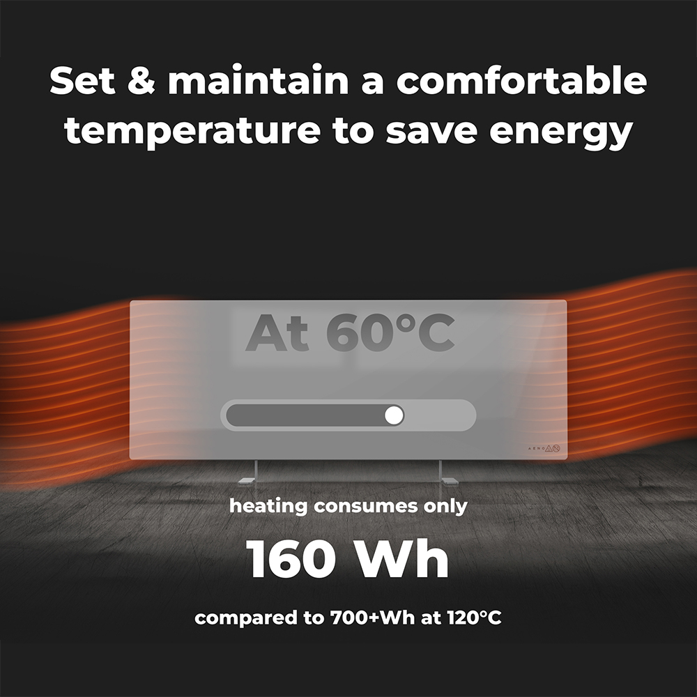 Aeno Premium Eco Smart Grey Heater Image 8