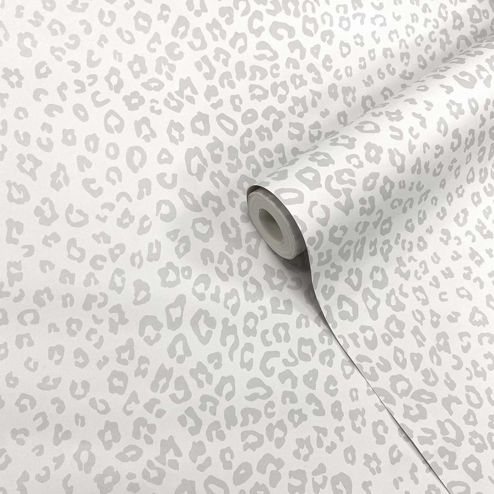 Holden Decor Leopard Spot Grey Wallpaper Image 2
