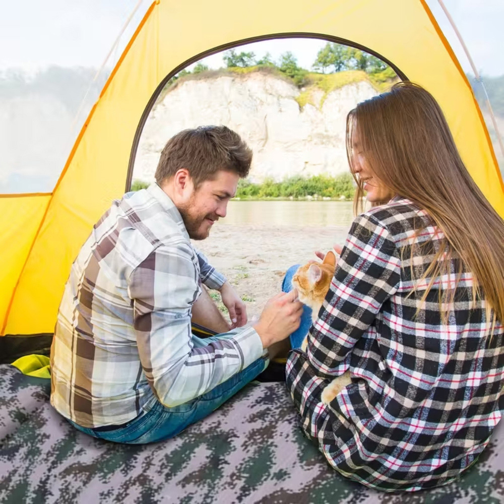 Alivio Single Multicolour Waterproof Inflatable Camping Sleeping Pad Image 2