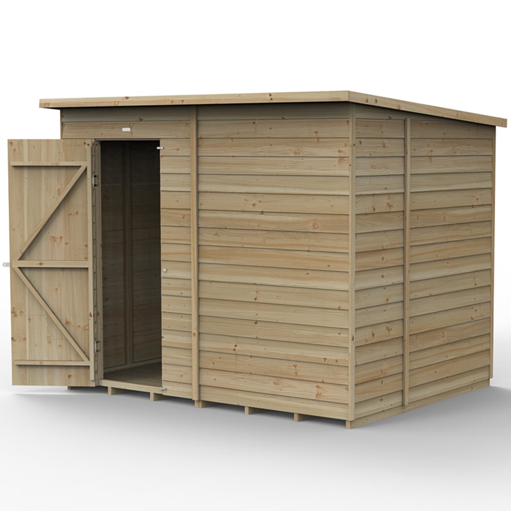 Forest Garden 4LIFE 8 x 6ft Pent Shed Image 3