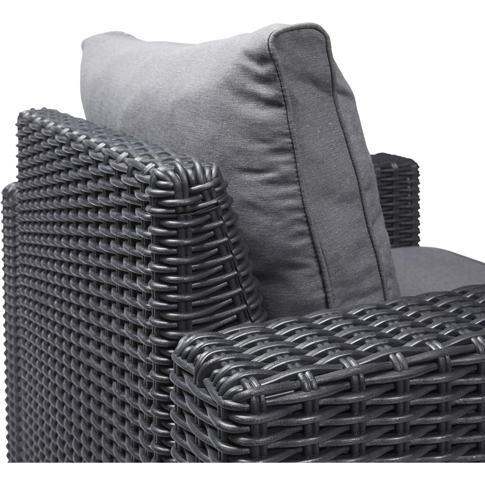 Keter California 5 Seater Graphite Garden Lounge Set Image 3