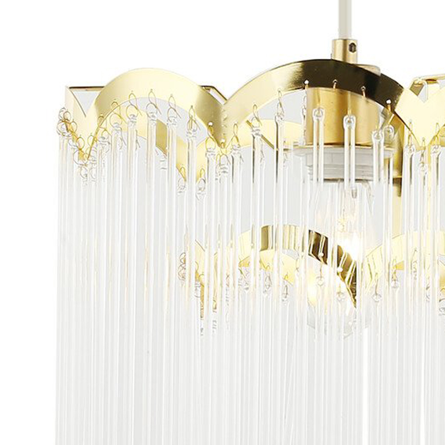 Zaira Gold Chandelier Image 6
