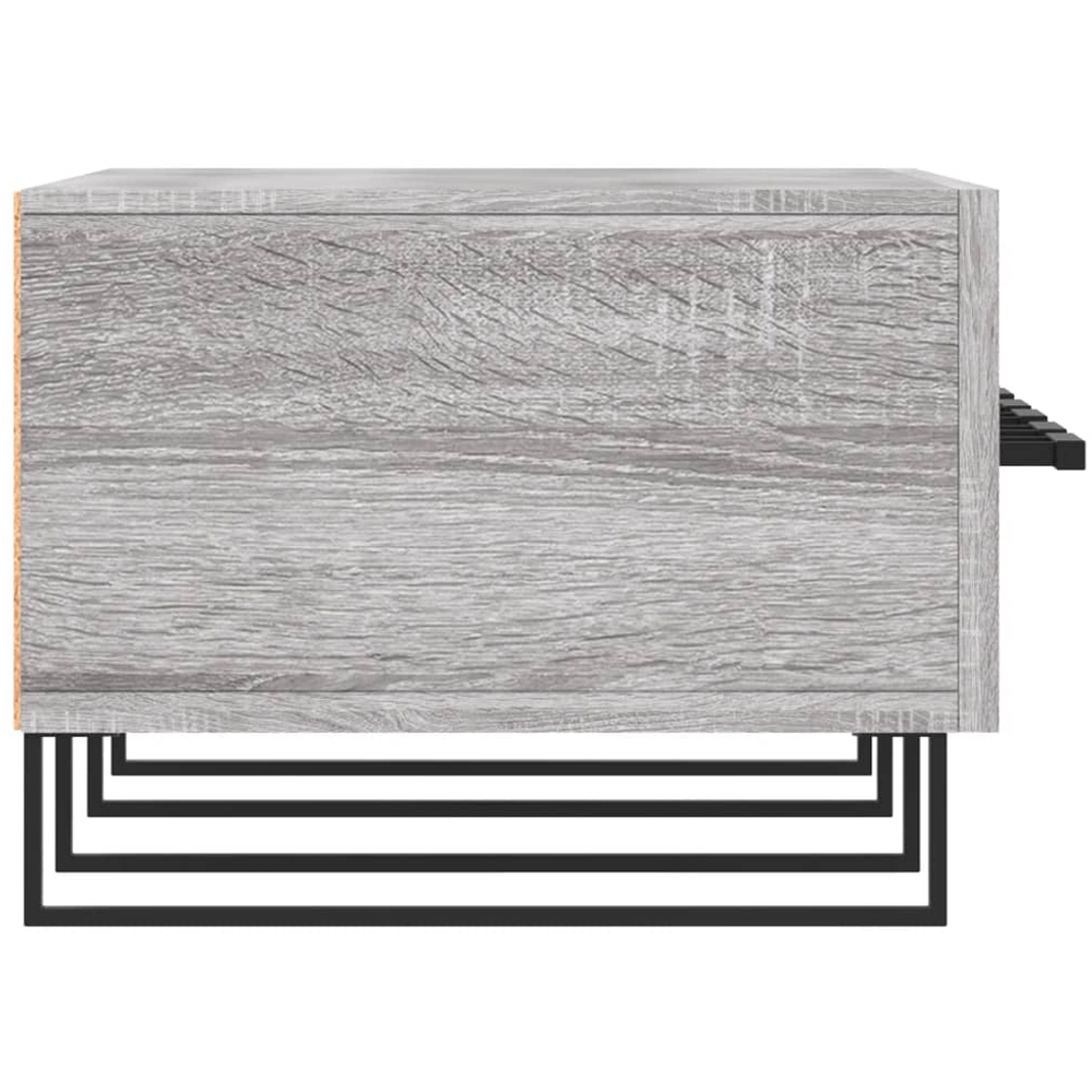 vidaXL 3 Drawer Grey Sonoma Wide TV Cabinet Image 7