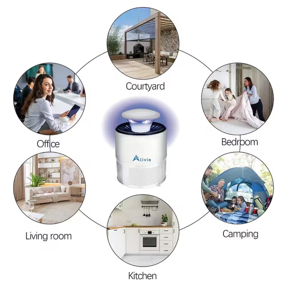 Alivio Electric Mosquito and Bug Powerful UV Killer Lamp Image 7