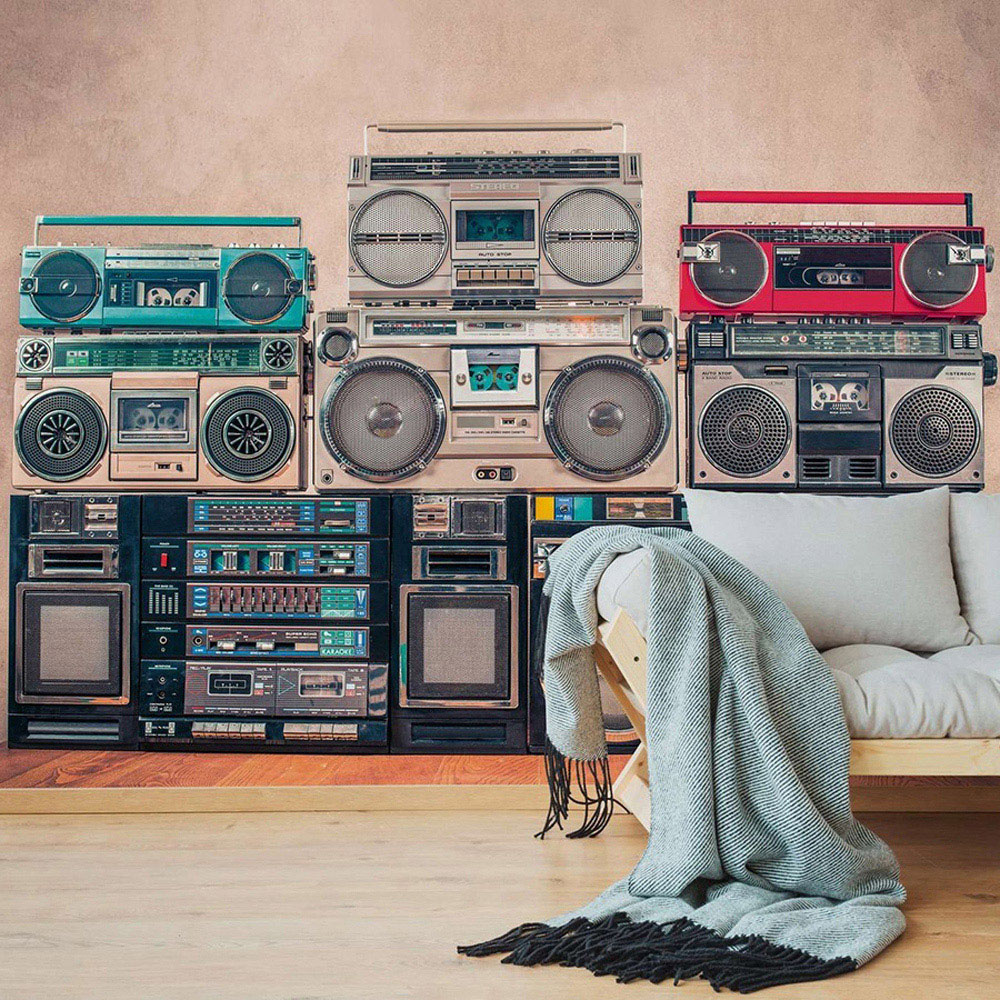 A.S Creation Ghettoblaster Digital Mural Image 3