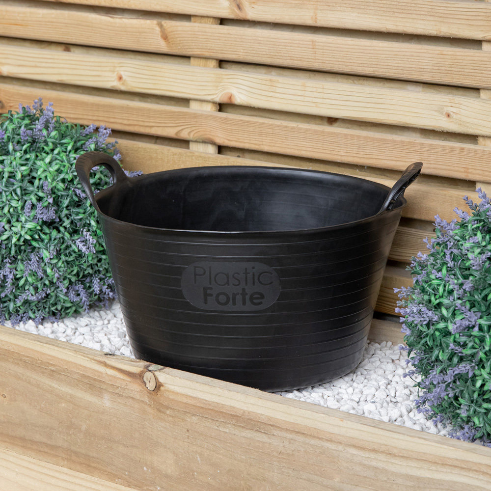 Samuel Alexander Black Flexi Plastic Bucket 15L Image 3