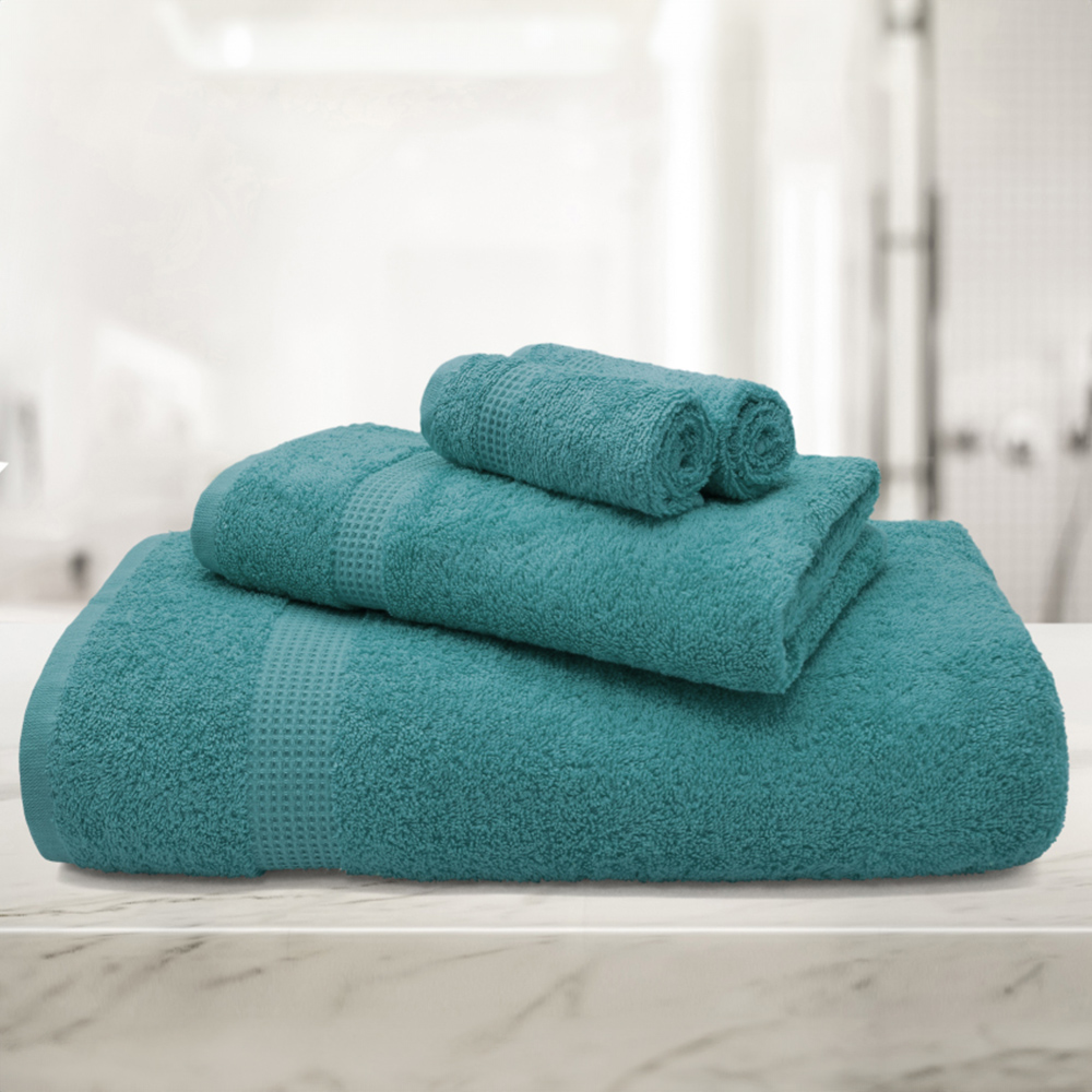 Mayfair Egyptian Cotton Ocean Bath Towel Set of 2 Image 2