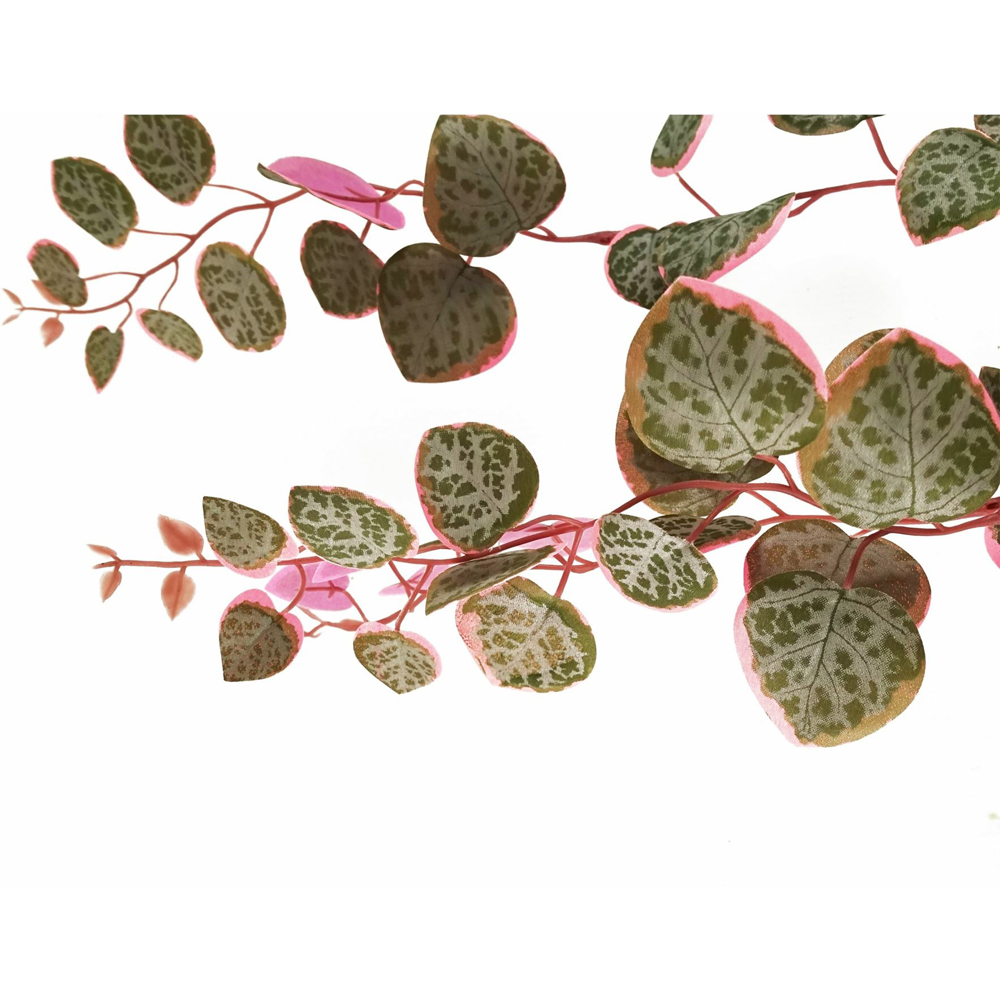 Leaf Trailing Pink String of Hearts Hanging Artificial Plant 90cm Image 3