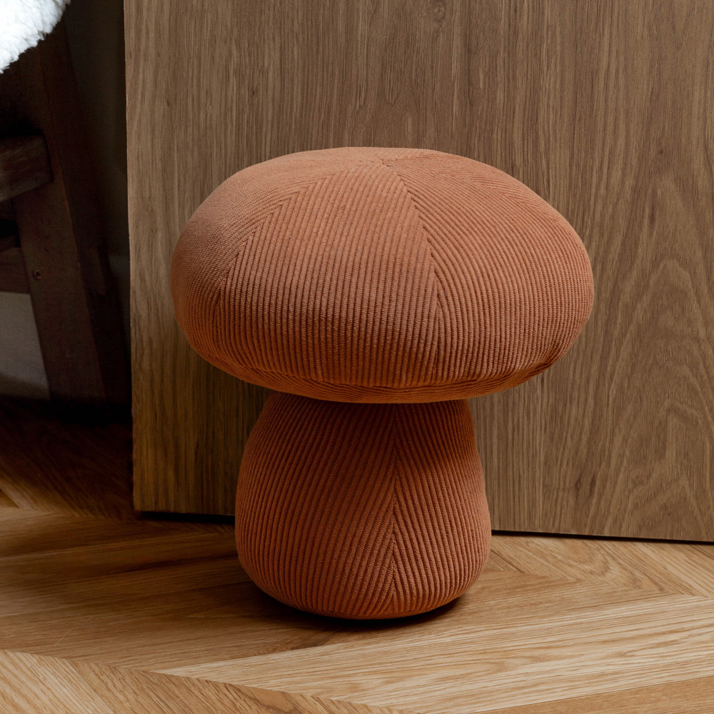 Wylder Nature Cord Mushroom Rust Door Stop Image 2