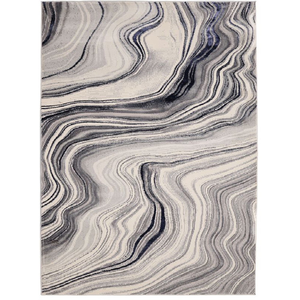 Homemaker Dusk Navy Watercolour Rug 140 x 200cm Image 2