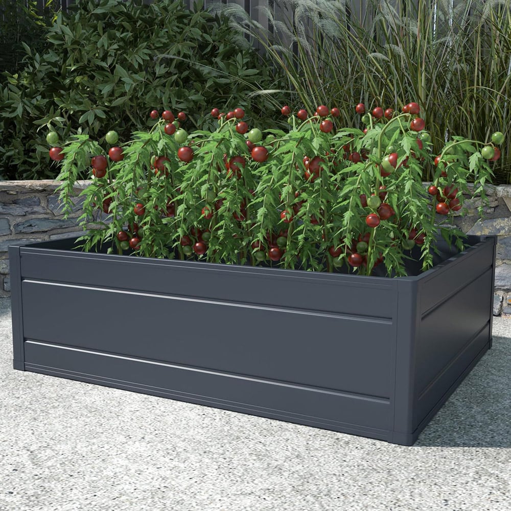 Garden Gear Plastic Raised Garden Bed 100 x 80cm 2 Pack Image 2