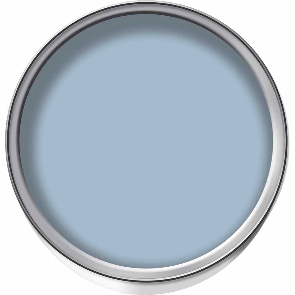 Wilko Wood and Metal Teacup Blue Satin Paint 750ml Image 4