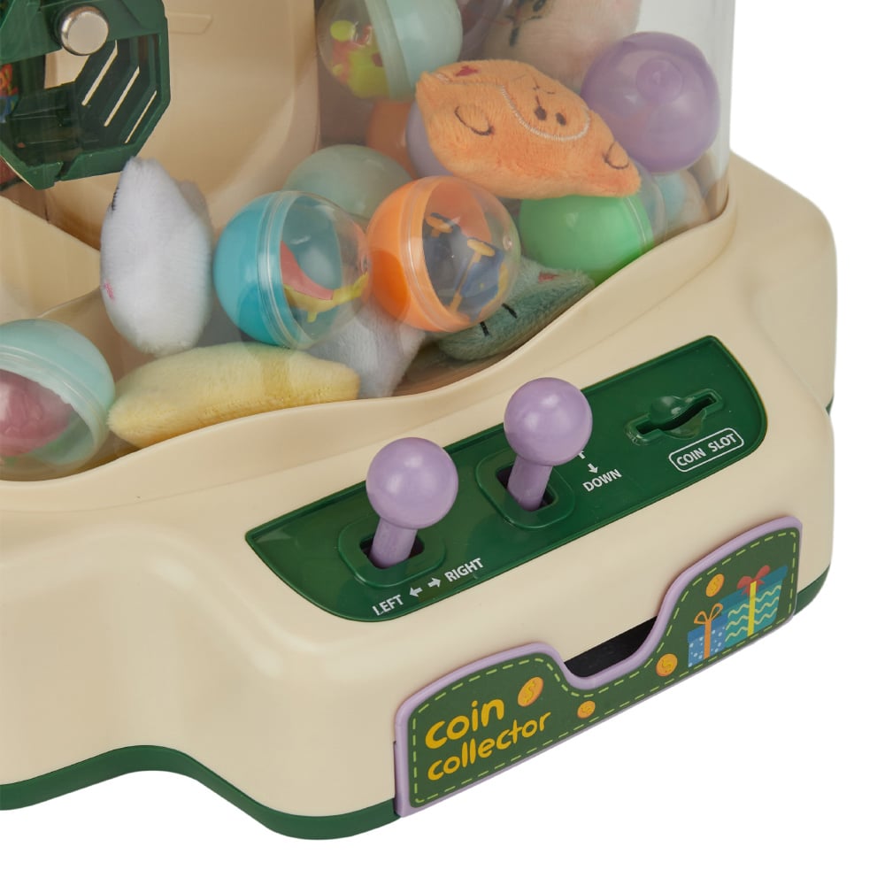 Living and Home Green Household Mini Claw Machine with Game Coins Image 4
