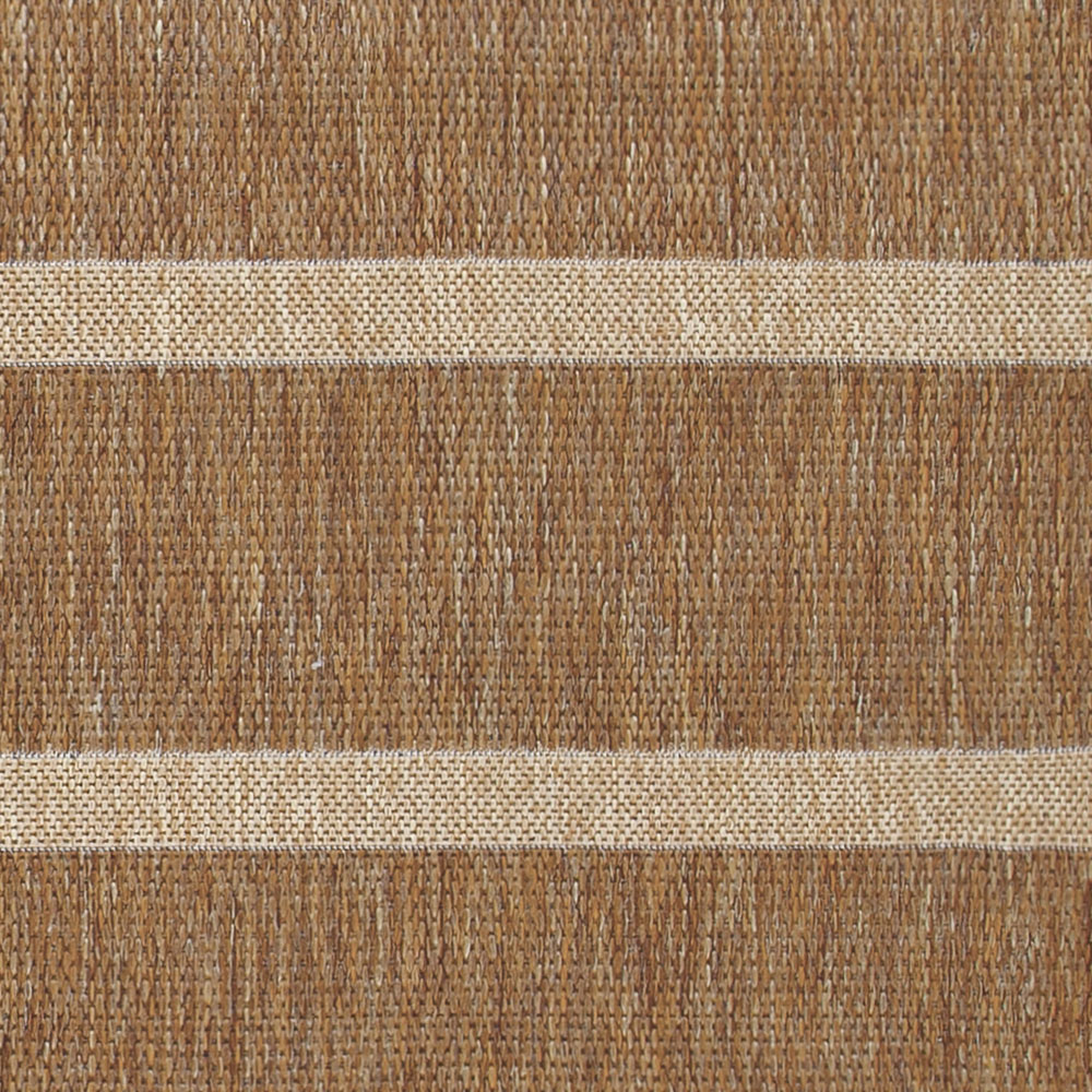 Yard Tala Natural Stripe Jute Effect Rug 200 x 200cm Image 2