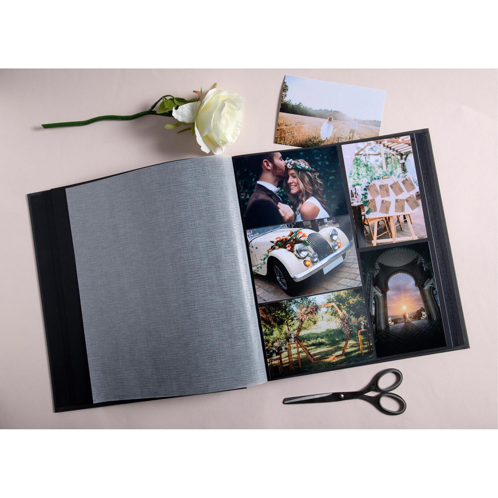 Exacompta Art Black Photo Book Album 60 Pages 300 Photos Image 2