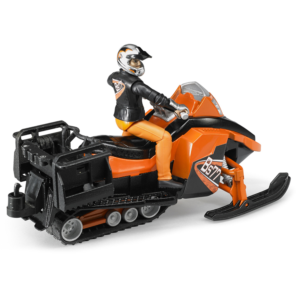 Bruder Kids Snowmobil with Driver and Accessories Playset Model Image 2