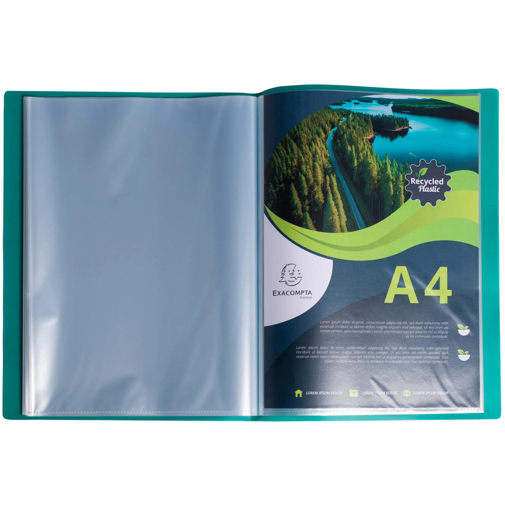Exacompta Opak Multicolour PP 40 Pocket Display Books 20 Pack Image 3