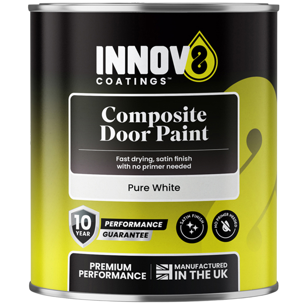 Innov8 Coatings Composite Door Paint 750ml Pure White Image 2