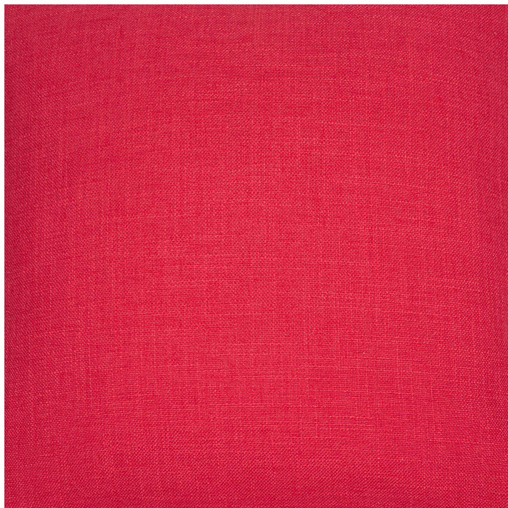Christmas Tree Embroidered Scallop Cushion Red Image 5