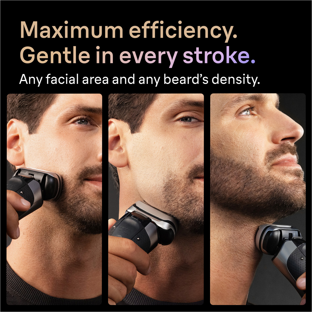 Braun Series 9 PRO Plus 9667CC Silver Electric Shaver Image 5