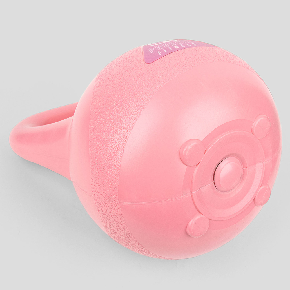 Phoenix Fitness Pink Vinyl Kettlebell 20kg Image 2