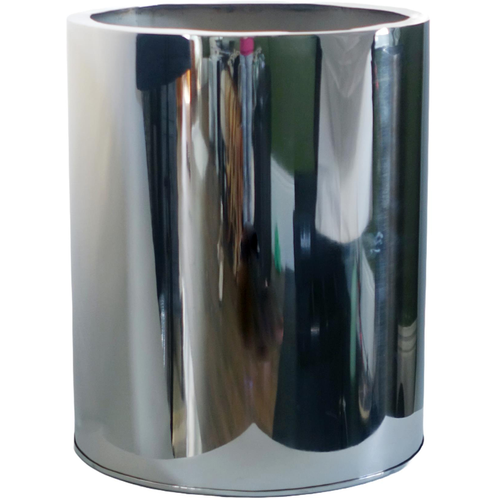 Leaf Silver Metal Planter 51cm Image 2