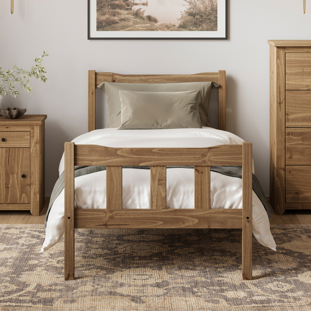 Havana Single Pine Bed Frame Image 6