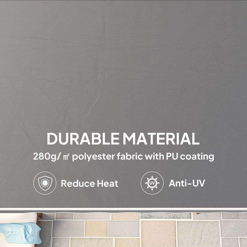 Outsunny 2.5 x 2m Dark Grey Retractable Canopy Image 4