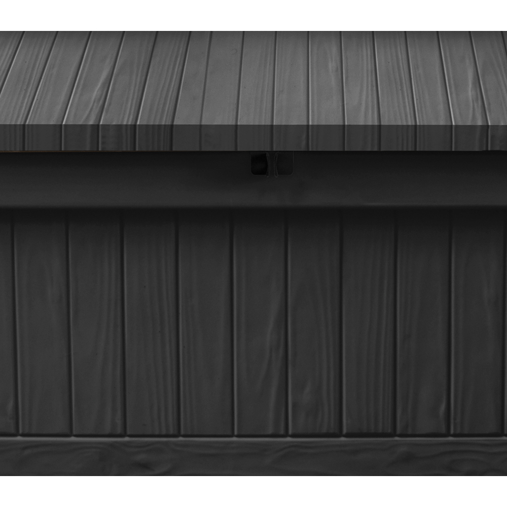Keter 265L Eden Grey Outdoor Storage Bench Image 3