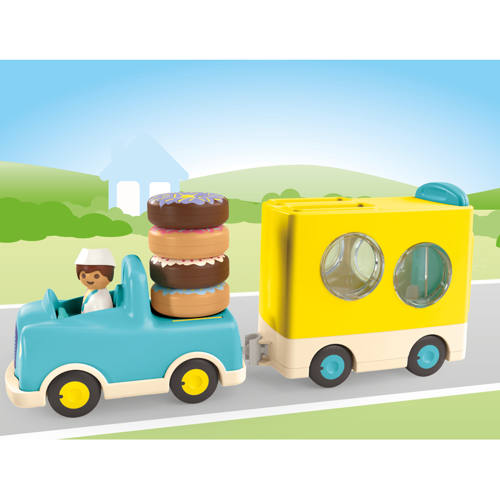 Playmobil Junior Crazy Donut Truck with Stacking and Sorting Feature Playset Image 10