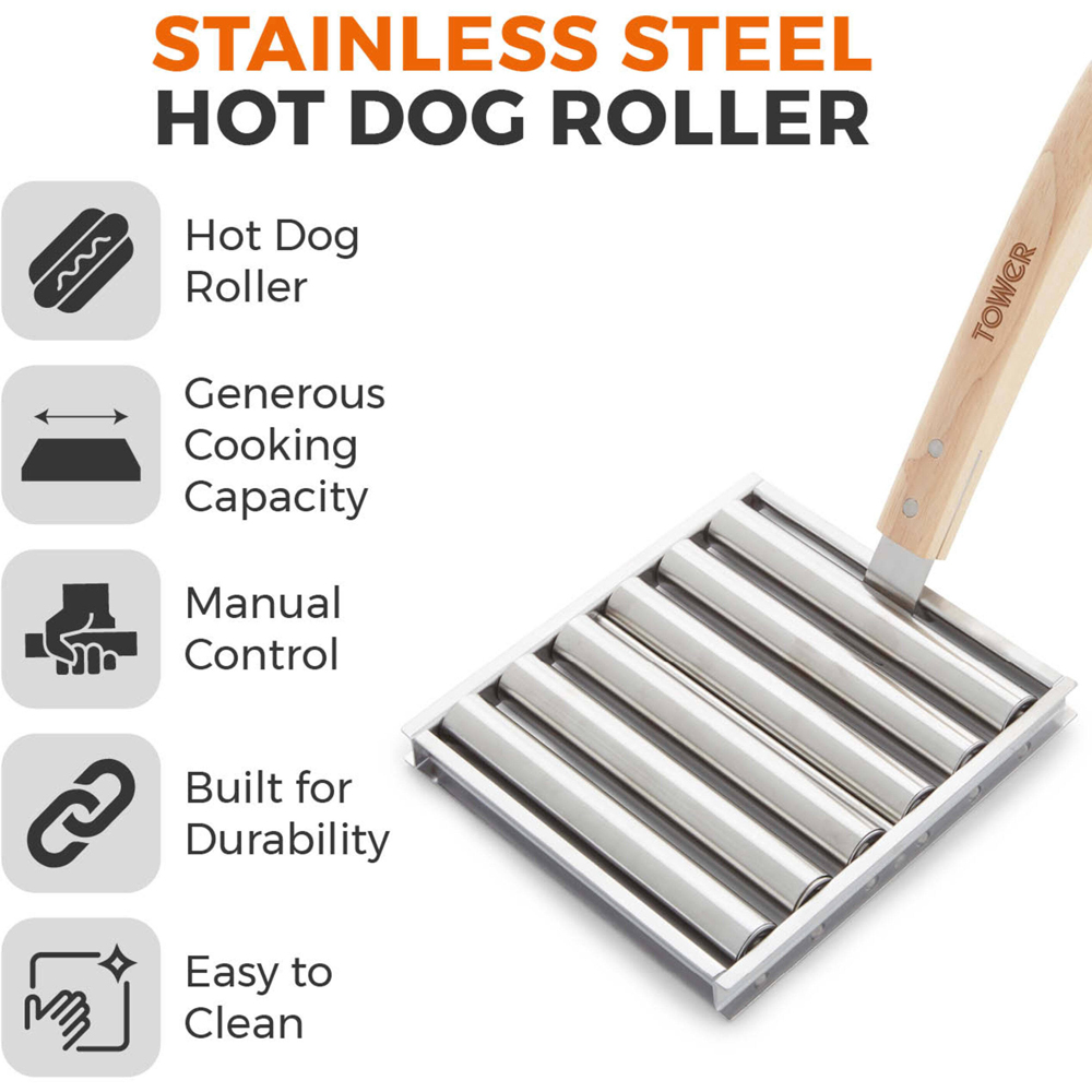 Tower Stainless Steel Hot Dog Roller Image 8
