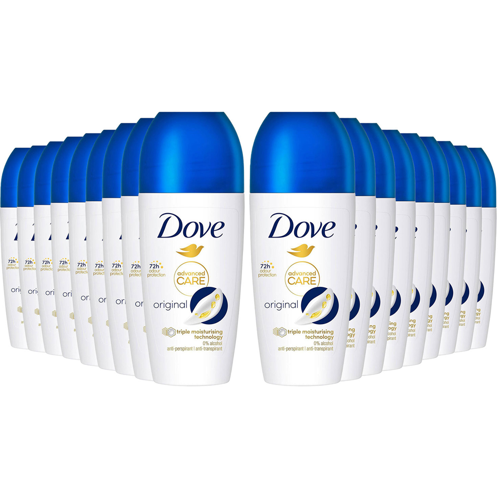 Dove Go Fresh Original Women Anti-Perspirant Roll on Deo 50ml 18 Pack Image 1