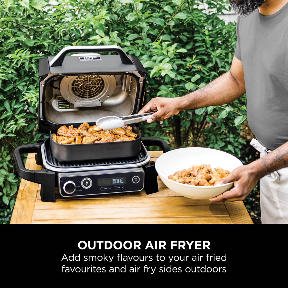 Ninja Woodfire OG701UK 7 in 1 Outdoor Electric BBQ Grill and Smoker Image 7