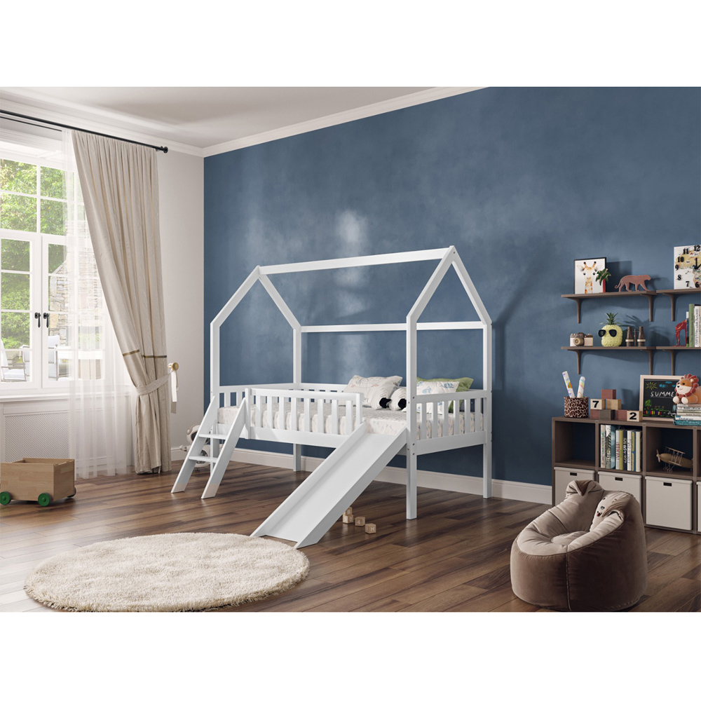 Flair Explorer White Pine Mid Sleeper with Slide and Rails Image 6