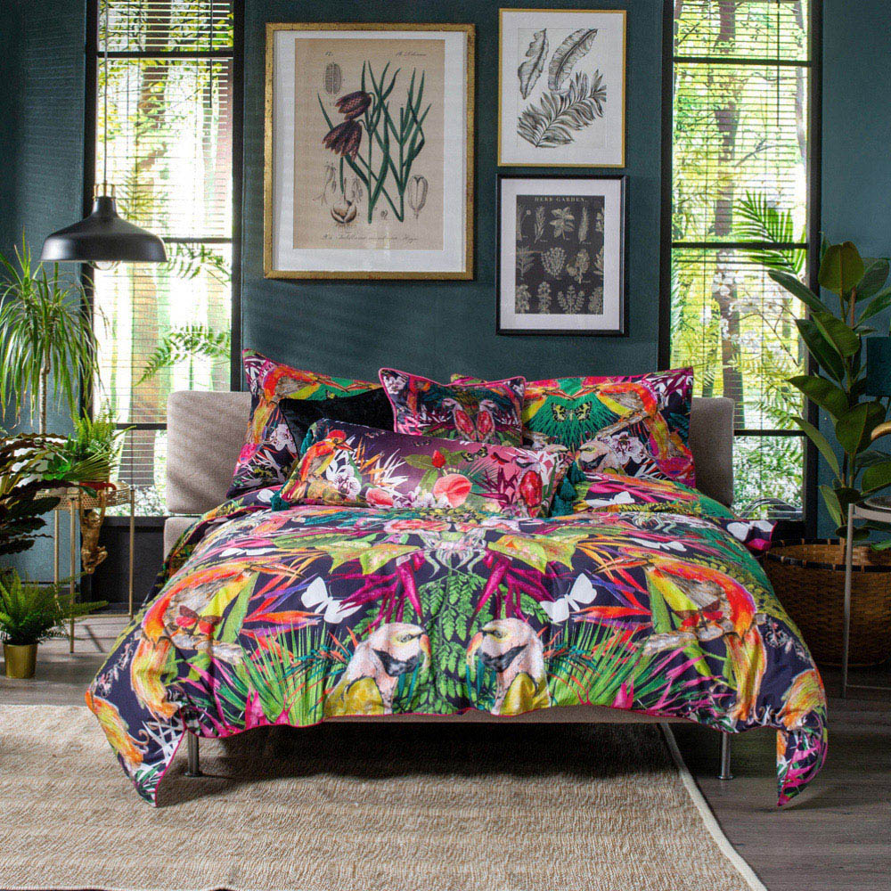 Kirsty Norris Birds of Paradise Double Duvet Set Image 2
